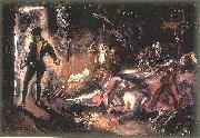 Max Slevogt Don Juans Begegnung mit dem steinernen Gast, oil on canvas